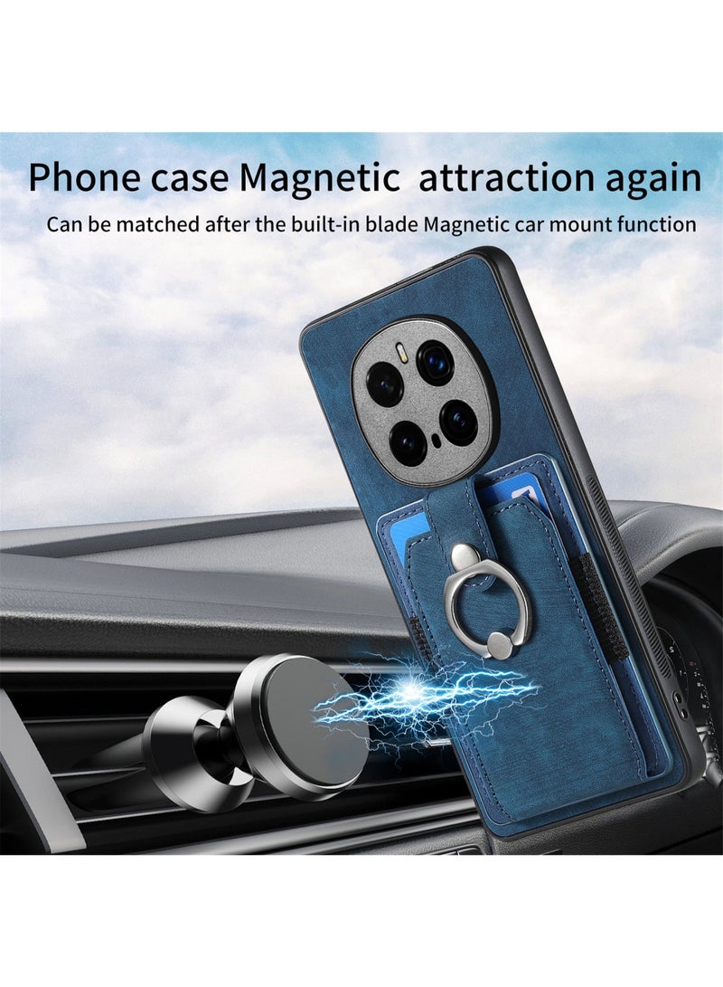Case for Honor Magic 8 Pro, Ultra Thin Card Holder Case, TPU Bumper Phone Case, Multifunctional Card Holder with Bracket Ring - Image 5